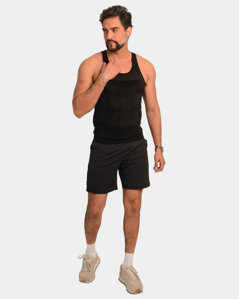 Camisa Masculina de Compressão Ultrafina Fit Shape Pro®